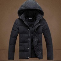 Doudoune Homme Capuche Sport Outdoor Trek Natural Tone Noir